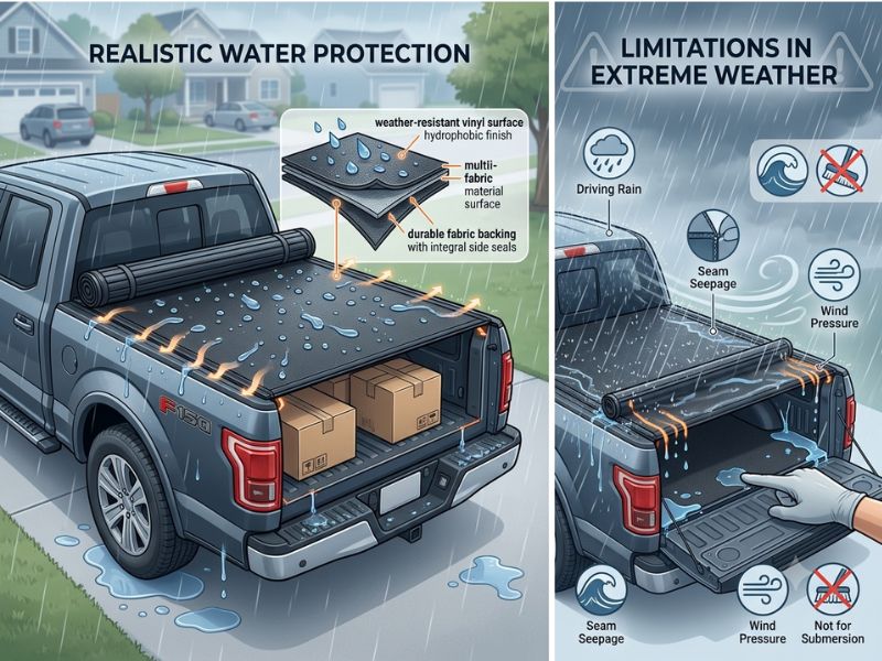 Are Soft Tonneau Covers Waterproof