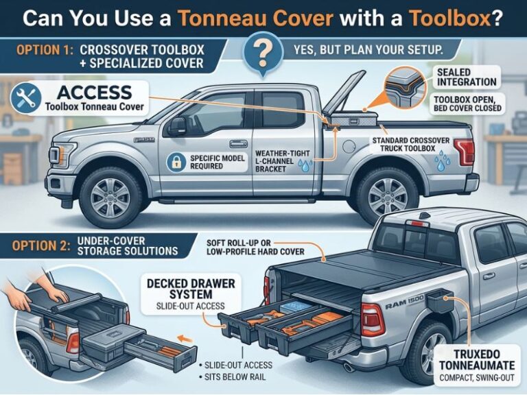 Can You Use a Tonneau Cover with a Toolbox