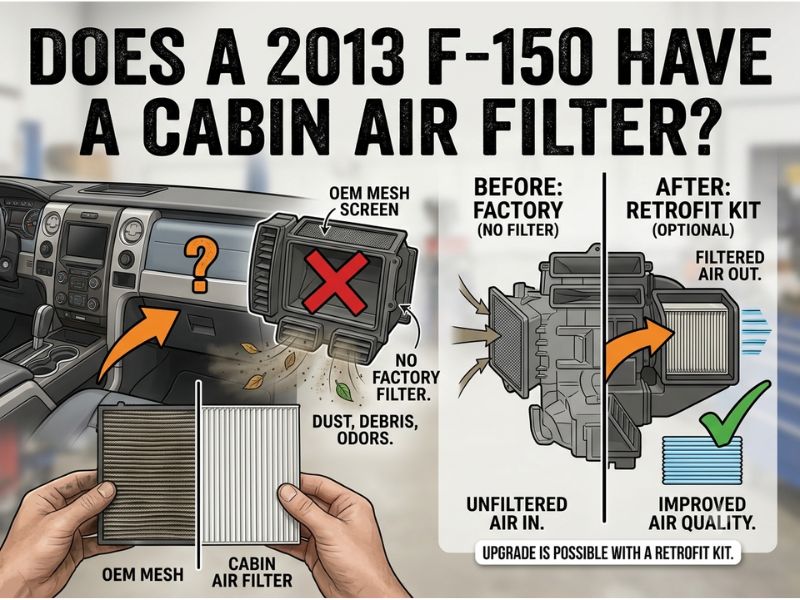 Does a 2013 F150 Have a Cabin Air Filter