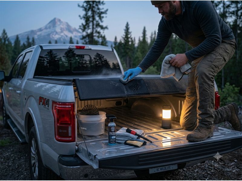 How to Clean a Vinyl Tonneau Cover