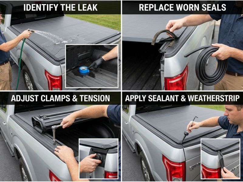 How to Fix a Leaking Tonneau Cover