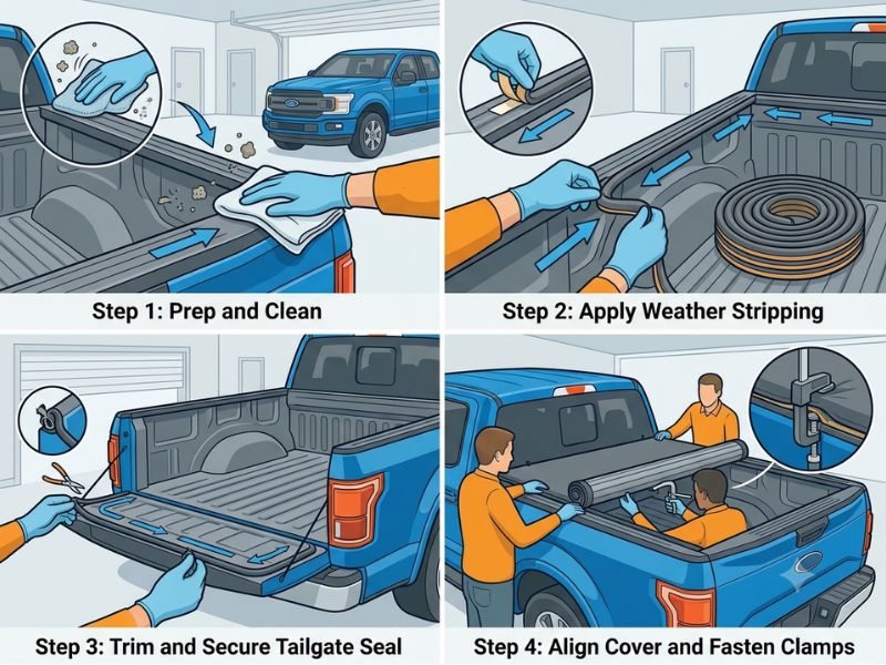 How to Seal Tonneau Cover: Setup Steps and Troubleshooting Tips