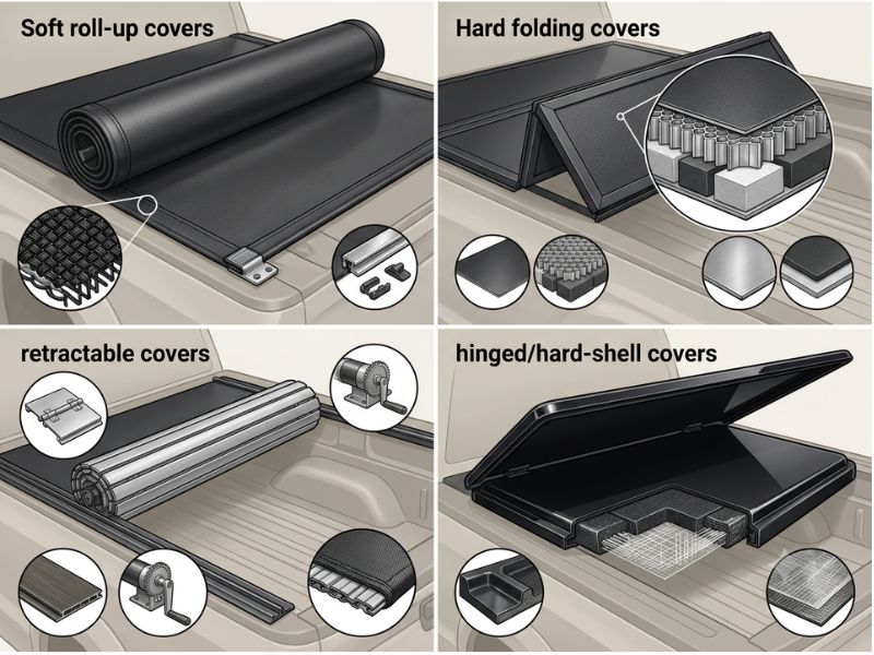 What Are Tonneau Covers Made of